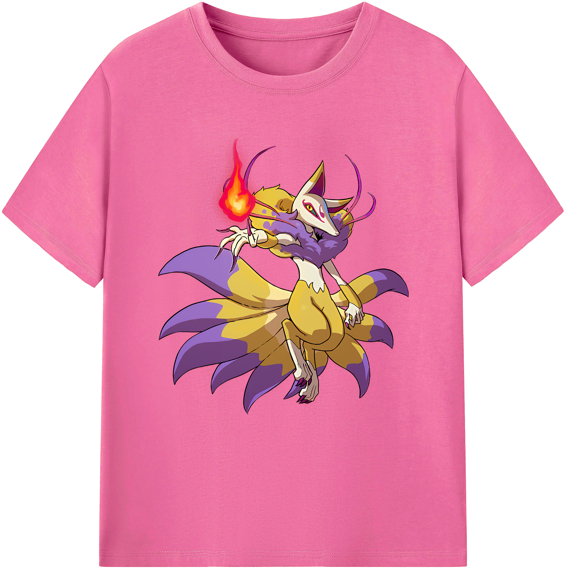 （画像用） 妖怪ウォッチ Yo-kai Watch レディースカジュアルプリントTシャツ（綿100％）